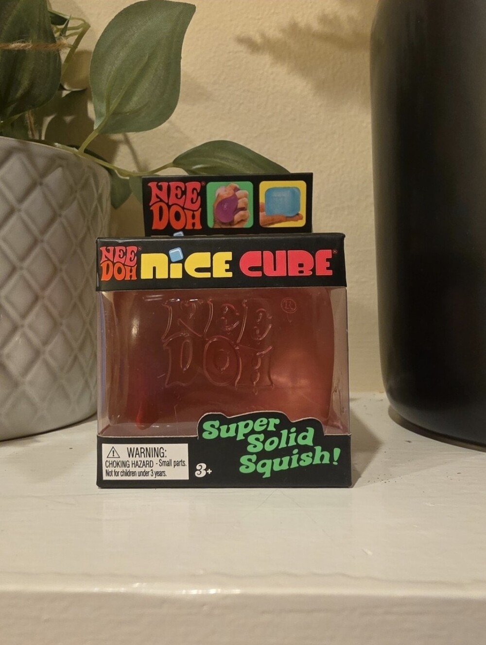 NeeDoh Nice Cube Super Solid Squish Sensory Fidget Stress Toy New in Box